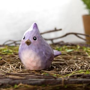 Vogel mit Schopf - 6 stk