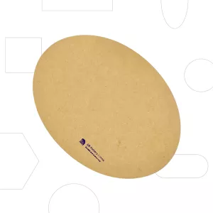 Oval - with soft edges - 23 x 30,5 cm