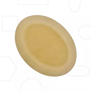 Oval - with soft edges - 23 x 30,5 cm
