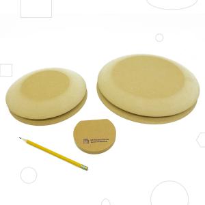 Rund Teller Set mit weichen Kanten