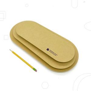 Rektangulär runda hörn - 3 pack