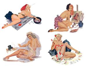 Glamour Girls - 50 mm - Set mit 4 stk