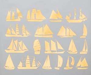 Segelbåt - Guld