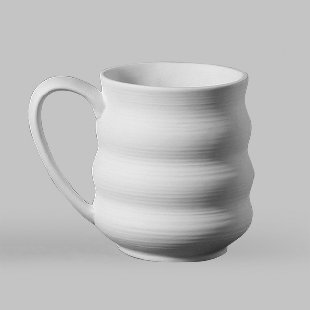 Wavy Mug - 6 pcs - Stoneware