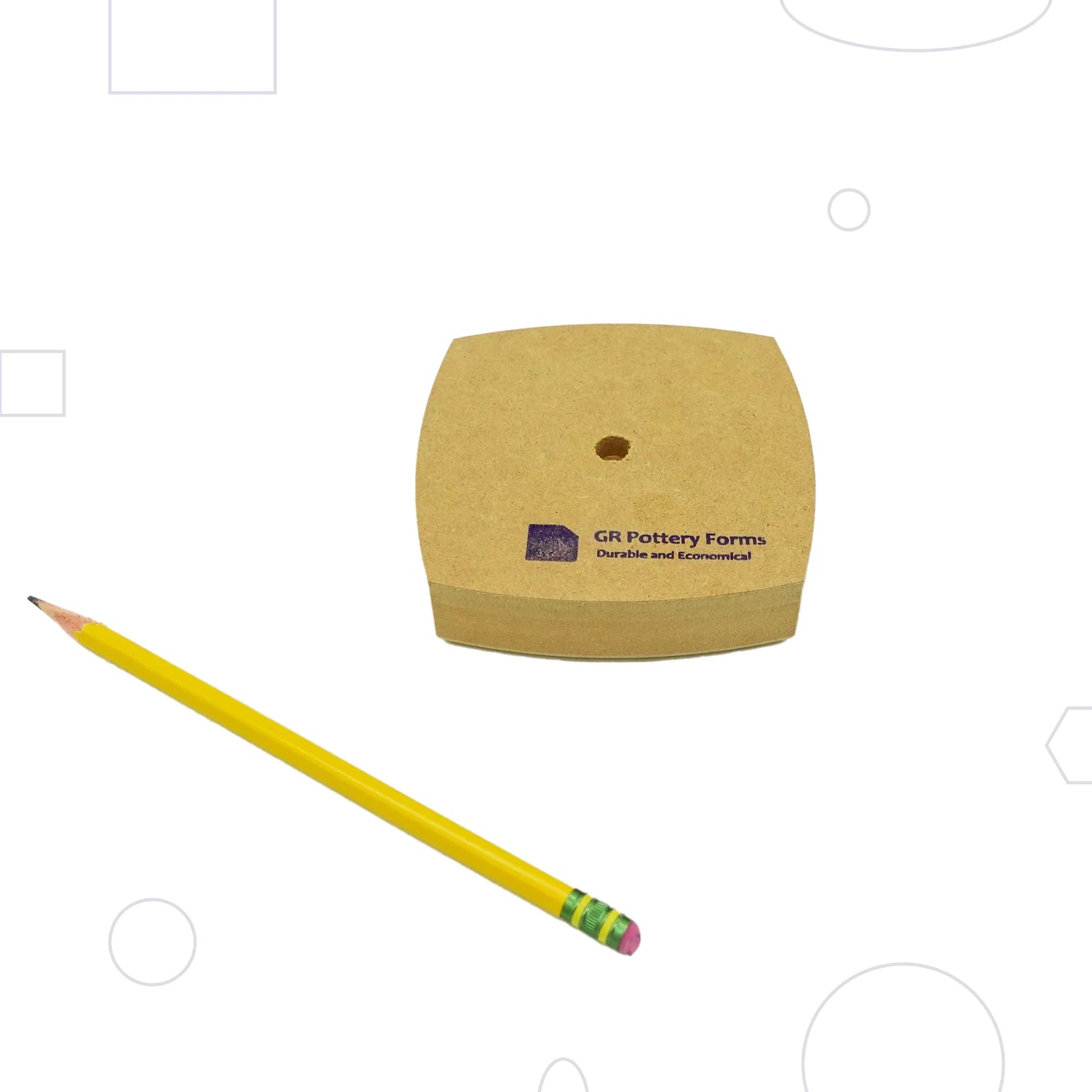 Sphärisches Quadrat - 10 cm