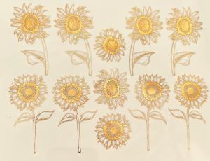 Sonnenblume - Gold