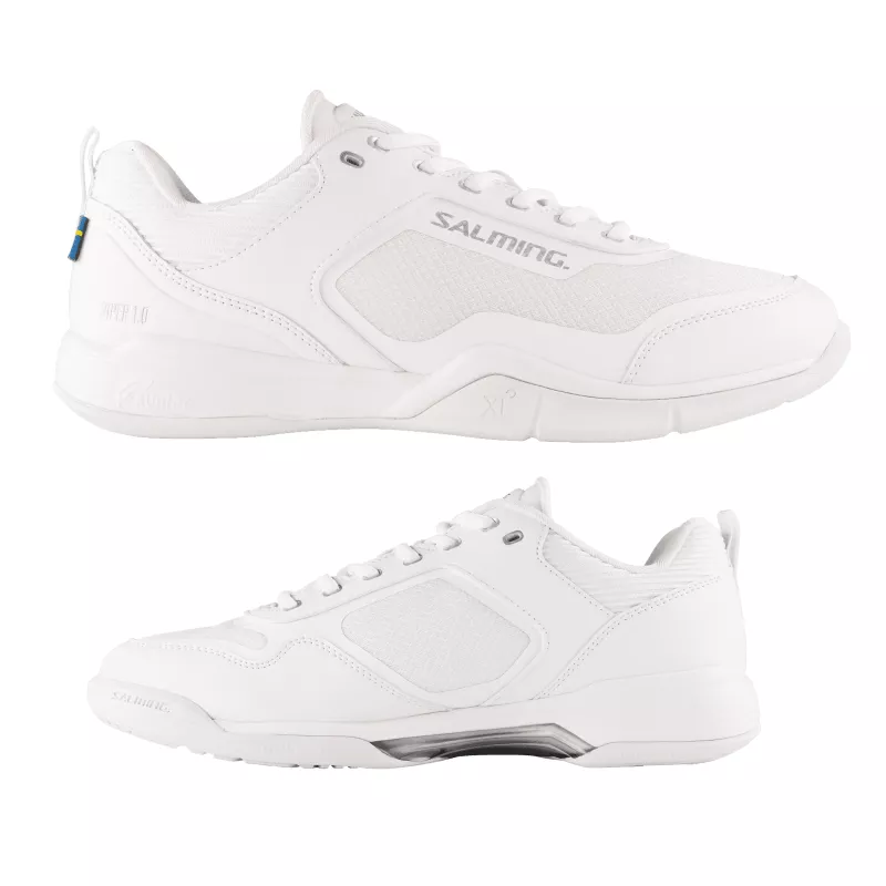 Product Image for SALMING VIPER 1.0 WHITE-SILVER (EUR 42 2/3 - 27CM)