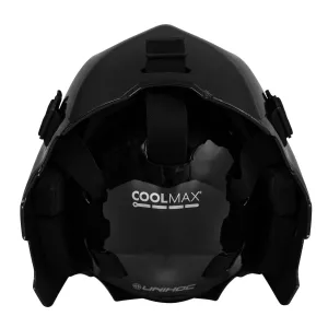 UNIHOC ALPHA PRIME EVOLAB GOALIE MASK BLACK-SILVER
