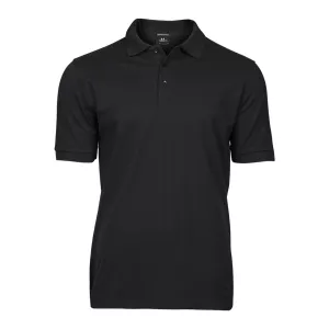 TEE JAYS LUXURY POLO BLACK