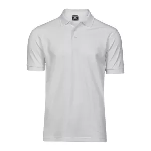 TEE JAYS LUXURY POLO WHITE
