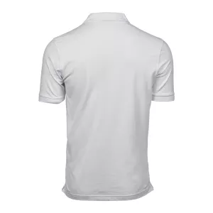 TEE JAYS LUXURY POLO WHITE