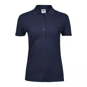 TEE JAYS LUXURY POLO NAVY LADIES