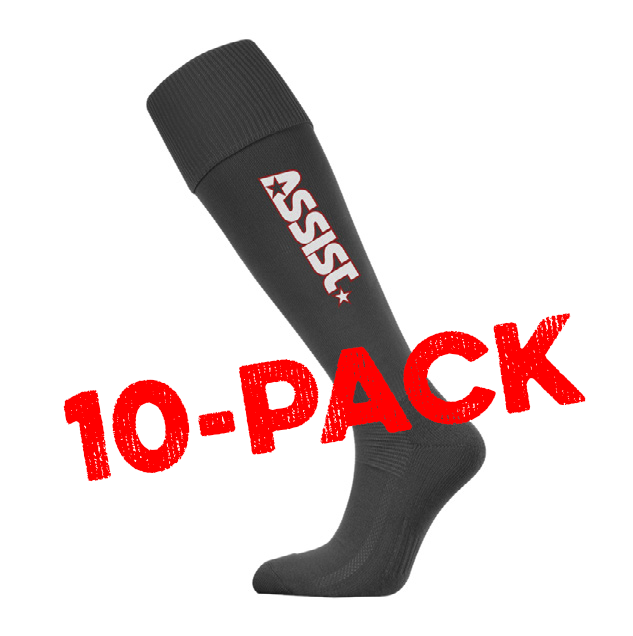 ASSIST BOLASTRUMPA SVART 10-PACK
