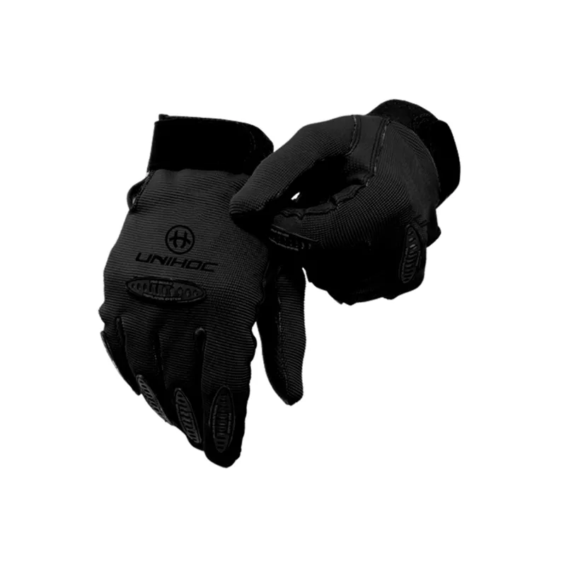 Product Image for UNIHOC GOALIE GLOVES BLACKOUT BLACK (S/M)
