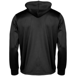 STANNO FIELD HOODED TOP FULL ZIP BLACK