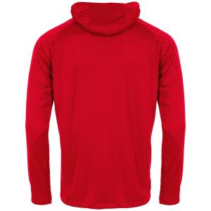 STANNO FIRST HOODED FULL ZIP TOP RED-WHITE