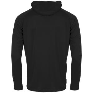 STANNO FIRST HOODED FULL ZIP TOP BLACK-WHITE