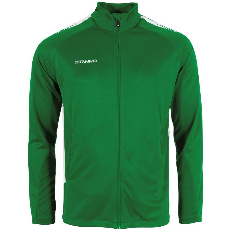 Product Image for STANNO FIRST FULL ZIP TOP GREEN-WHITE (116CL)