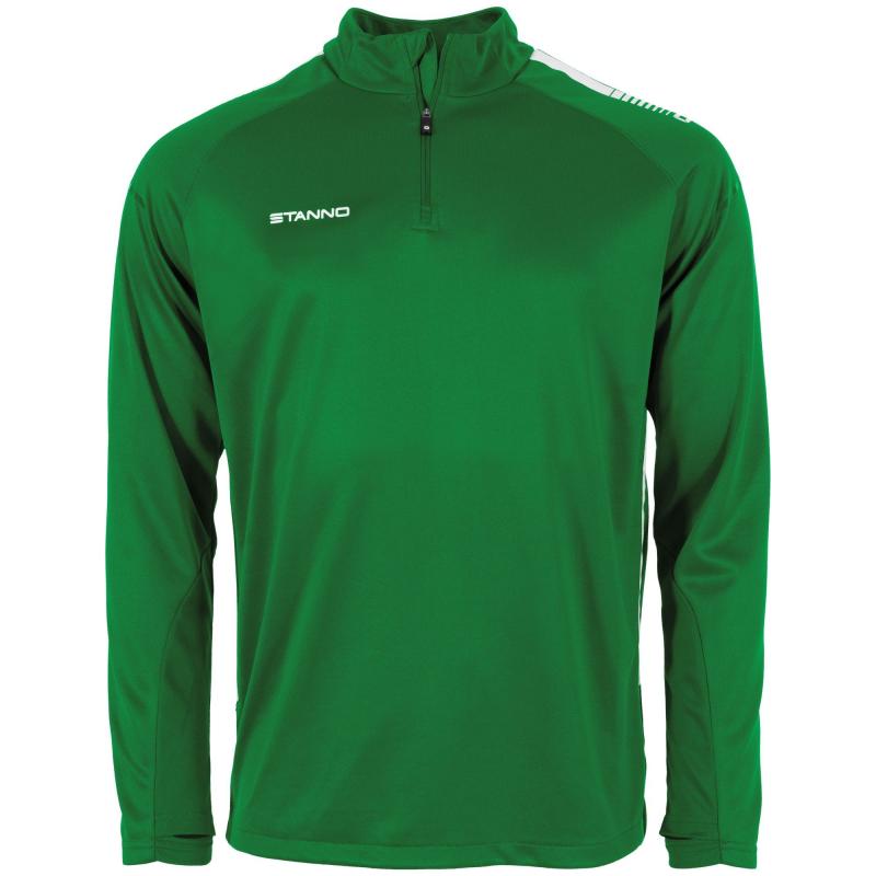 Product Image for STANNO FIRST HALF ZIP TOP GREEN-WHITE (140CL)