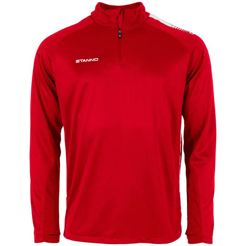 Product Image for STANNO FIRST HALF ZIP TOP RED-WHITE (SMALL)