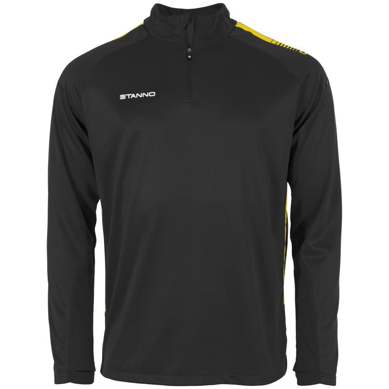 Product Image for STANNO FIRST HALF ZIP TOP BLACK-YELLOW (116CL)