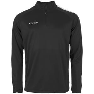 STANNO FIRST HALF ZIP TOP BLACK-WHITE
