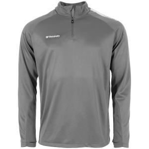 STANNO FIRST HALF ZIP TOP GREY-WHITE