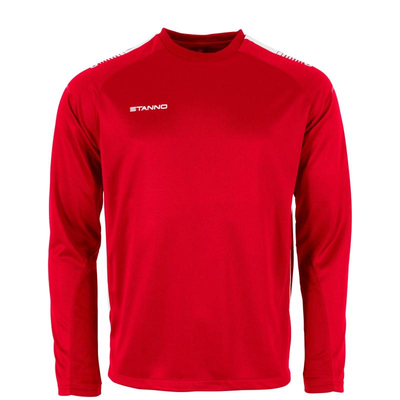 Product Image for STANNO FIRST ROUND NECK TOP RED-WHITE (LARGE)