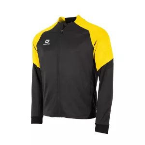 STANNO BOLT FULL ZIP TOP BLACK-YELLOW