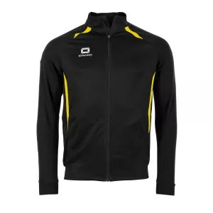 STANNO STADIO FULL ZIP TOP BLACK-YELLOW