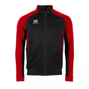 STANNO STADIO FULL ZIP TOP BLACK-RED