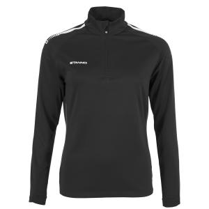STANNO FIRST HALF ZIP TOP LADIES BLACK-WHITE