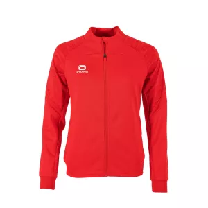 STANNO BOLT FULL ZIP TOP LADIES RED