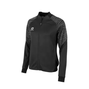 STANNO BOLT FULL ZIP TOP LADIES BLACK-GREY