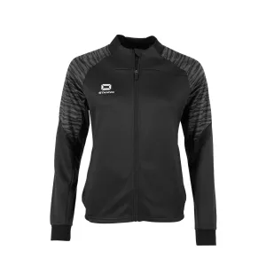 STANNO BOLT FULL ZIP TOP LADIES BLACK-GREY