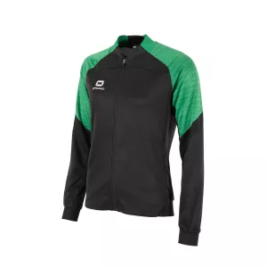 STANNO BOLT FULL ZIP TOP LADIES BLACK-GREEN