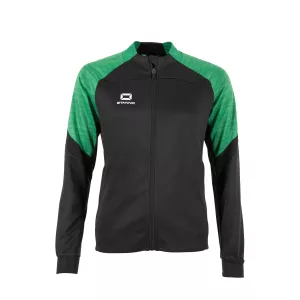 STANNO BOLT FULL ZIP TOP LADIES BLACK-GREEN