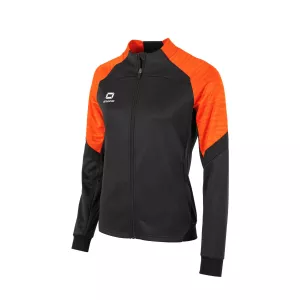 STANNO BOLT FULL ZIP TOP LADIES BLACK-ORANGE