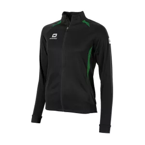 STANNO STADIO FULL ZIP TOP LADIES BLACK-GREEN