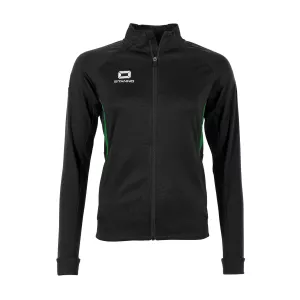 STANNO STADIO FULL ZIP TOP LADIES BLACK-GREEN