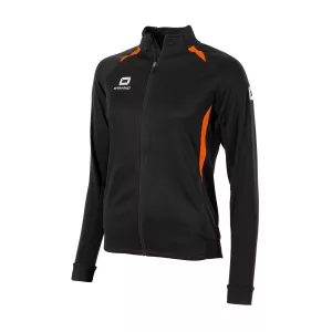 STANNO STADIO FULL ZIP TOP LADIES BLACK-ORANGE