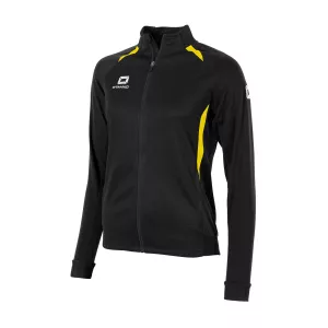 STANNO STADIO FULL ZIP TOP LADIES BLACK-YELLOW