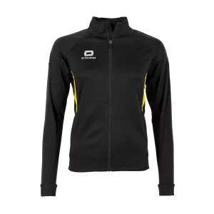 STANNO STADIO FULL ZIP TOP LADIES BLACK-YELLOW