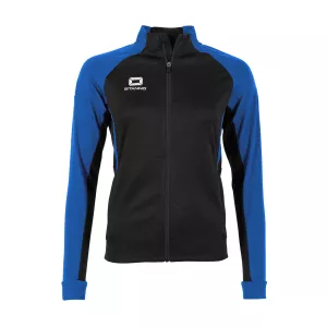 STANNO STADIO FULL ZIP TOP LADIES BLACK-ROYAL