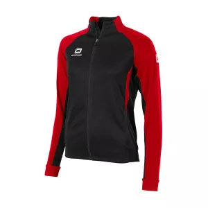STANNO STADIO FULL ZIP TOP LADIES BLACK-RED