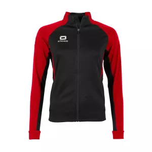 STANNO STADIO FULL ZIP TOP LADIES BLACK-RED