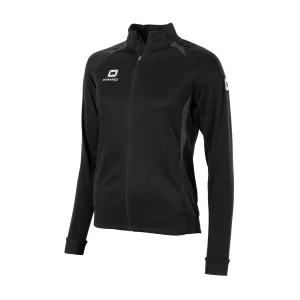 STANNO STADIO FULL ZIP TOP LADIES BLACK-GREY