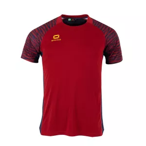 STANNO BOLT T-SHIRT SS DARK RED-NAVY