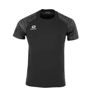STANNO BOLT T-SHIRT SS BLACK-GREY
