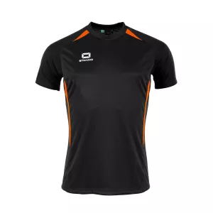 STANNO STADIO T-SHIRT SS BLACK-ORANGE